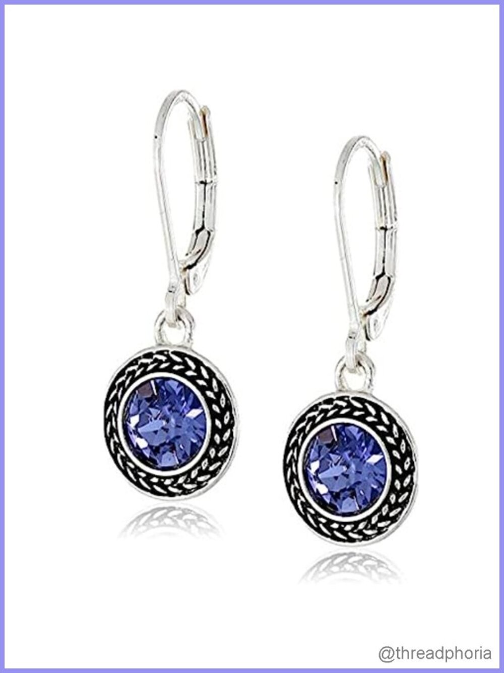 925 Sterling Silver Leverback Dangle Earrings - Handmade Boho Hypoallergenic